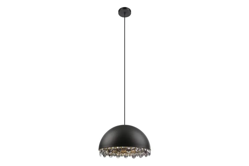 Takpendel Eglo Gaetano 2 Svart/Gull Krystall