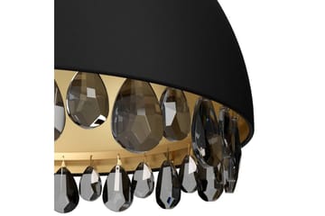 Takpendel Eglo Gaetano 2 Svart/Gull Krystall - Belysning - Innendørsbelysning & Lamper - Vinduslampe