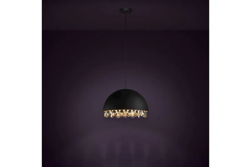 Takpendel Eglo Gaetano 2 Svart/Gull Krystall - Belysning - Innendørsbelysning & Lamper - Vinduslampe