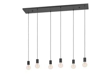 Takpendel Eglo Huebro Svart med 6 Lamper - Belysning - Innendørsbelysning & Lamper - Vinduslampe