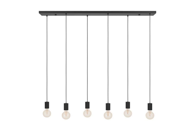 Takpendel Eglo Huebro Svart med 6 Lamper - Belysning - Innendørsbelysning & Lamper - Vinduslampe