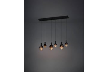 Takpendel Eglo Huebro Svart med 6 Lamper - Belysning - Innendørsbelysning & Lamper - Vinduslampe