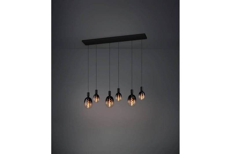Takpendel Eglo Huebro Svart med 6 Lamper - Belysning - Innendørsbelysning & Lamper - Vinduslampe
