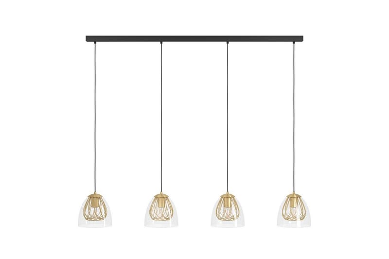 Takpendel Eglo Jazminia Messing/Klar med 4 Lamper - Belysning - Innendørsbelysning & Lamper - Vinduslampe