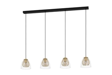 Takpendel Eglo Jazminia Messing/Klar med 4 Lamper - Belysning - Innendørsbelysning & Lamper - Vinduslampe