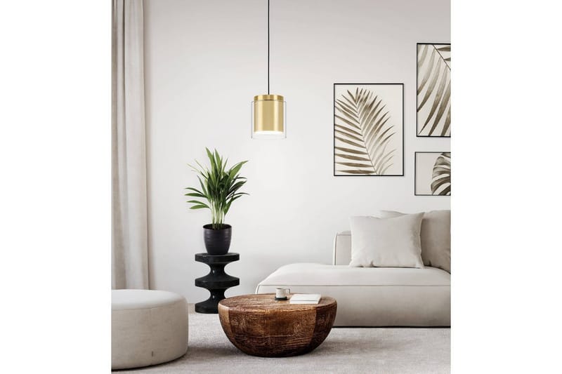 Takpendel Eglo Lagunitas, Svart/Messing/Gull