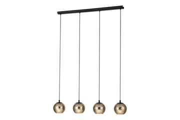 Takpendel Eglo Lemorieta Svart/Gull med 4 Lamper - Belysning - Innendørsbelysning & Lamper - Vinduslampe