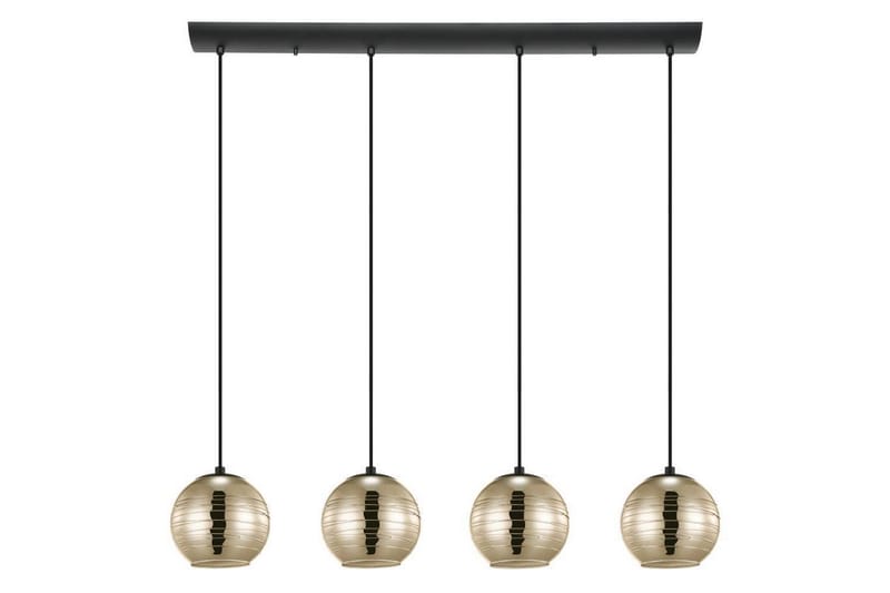 Takpendel Eglo Lemorieta Svart/Gull med 4 Lamper - Belysning - Innendørsbelysning & Lamper - Vinduslampe