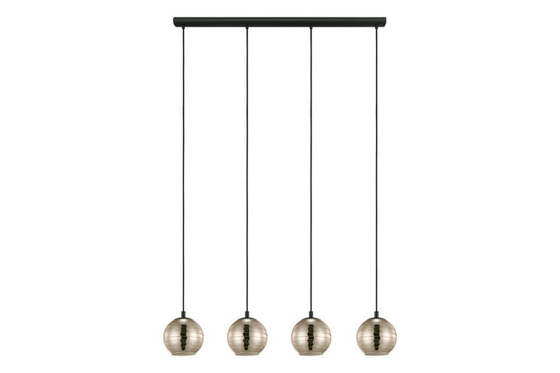 Takpendel Eglo Lemorieta Svart/Gull med 4 Lamper - Belysning - Innendørsbelysning & Lamper - Vinduslampe