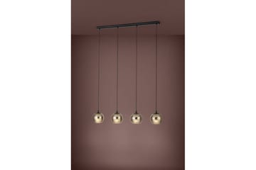 Takpendel Eglo Lemorieta Svart/Gull med 4 Lamper - Belysning - Innendørsbelysning & Lamper - Vinduslampe
