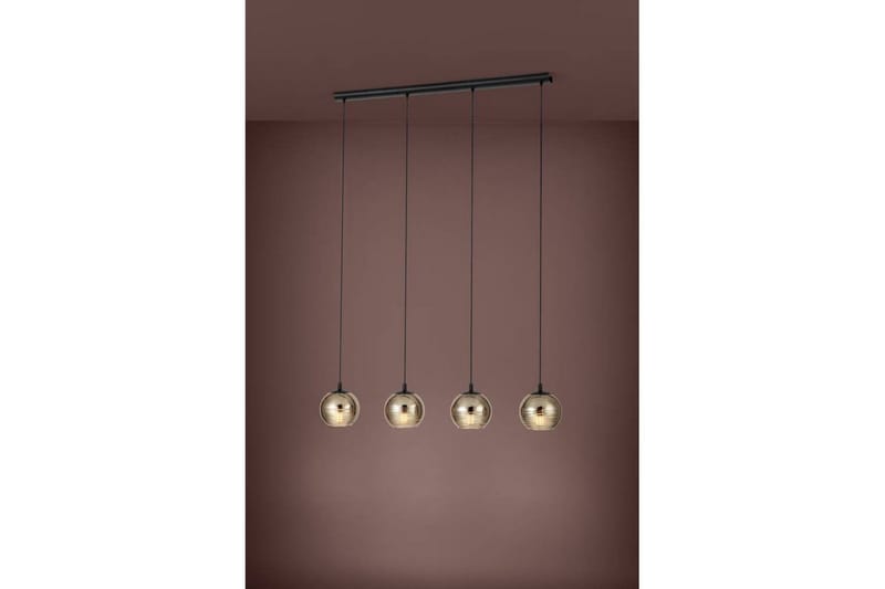 Takpendel Eglo Lemorieta Svart/Gull med 4 Lamper - Belysning - Innendørsbelysning & Lamper - Vinduslampe