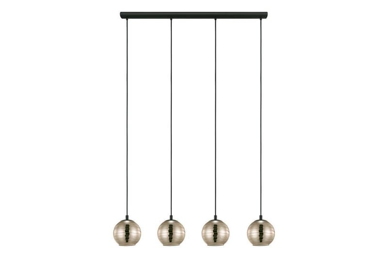 Takpendel Eglo Lemorieta Svart/Gull med 4 Lamper - Belysning - Innendørsbelysning & Lamper - Vinduslampe