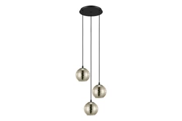 Takpendel Eglo Lemorieta Svart/Gull Rundell med 3 Lamper - Belysning - Innendørsbelysning & Lamper - Vinduslampe