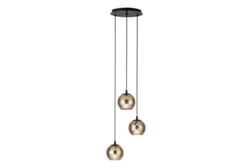 Takpendel Eglo Lemorieta Svart/Gull Rundell med 3 Lamper - Belysning - Innendørsbelysning & Lamper - Vinduslampe