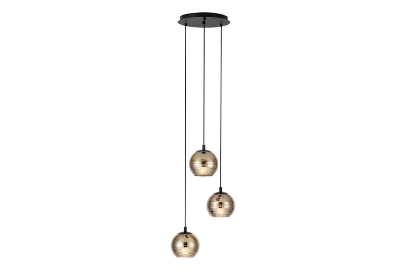 Takpendel Eglo Lemorieta Svart/Gull Rundell med 3 Lamper - Belysning - Innendørsbelysning & Lamper - Vinduslampe