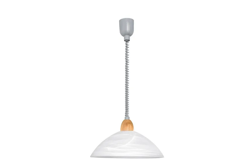 Takpendel Eglo Lord 2 Sølv, Nikkel-Matt, Bok, Sølv/Hvit