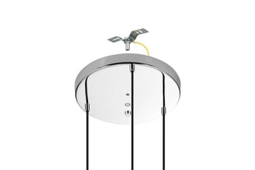 Takpendel Eglo Majana Opalhvit/Krom Rondell med 3 Lamper - Belysning - Innendørsbelysning & Lamper - Vinduslampe