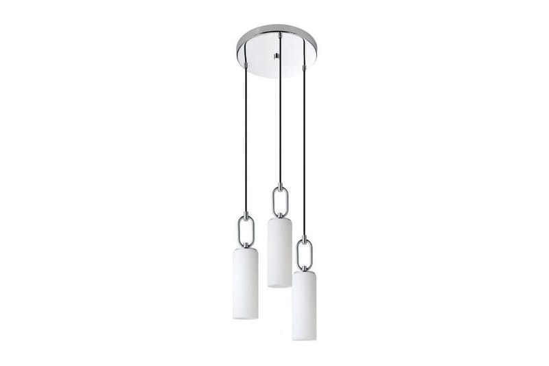 Takpendel Eglo Majana Opalhvit/Krom Rondell med 3 Lamper - Belysning - Innendørsbelysning & Lamper - Vinduslampe