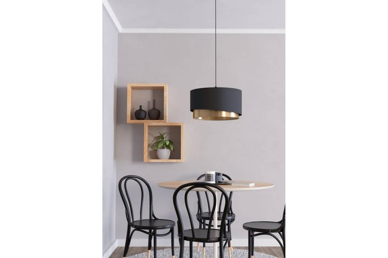 Takpendel Eglo Manderline Svart/Messing 45 cm - 45 cm - Belysning - Innendørsbelysning & Lamper - Vinduslampe