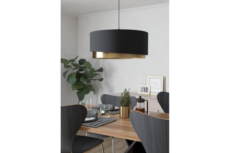 Takpendel Eglo Manderline Svart/Messing 56 cm - 56 cm - Belysning - Innendørsbelysning & Lamper - Vinduslampe