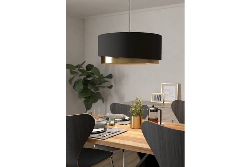 Takpendel Eglo Manderline Svart/Messing 56 cm - 56 cm - Belysning - Innendørsbelysning & Lamper - Vinduslampe