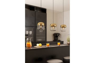 Takpendel Eglo Maryvilla med 3 lamper - Svart/Bronse/Gull/Gul - Belysning - Innendørsbelysning & Lamper - Vinduslampe