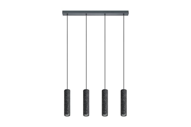 Takpendel Eglo Mentalona antrasitt terrazzo med 4 lamper