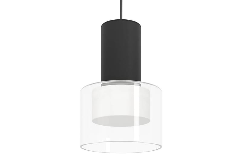 Takpendel Eglo Molineros svart/gjennomsiktig rundell med 5 lamper - Belysning - Innendørsbelysning & Lamper - Vinduslampe