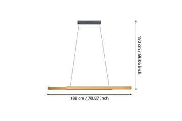 Takpendel Eglo Montebuono Brun - Belysning - Innendørsbelysning & Lamper - Vinduslampe