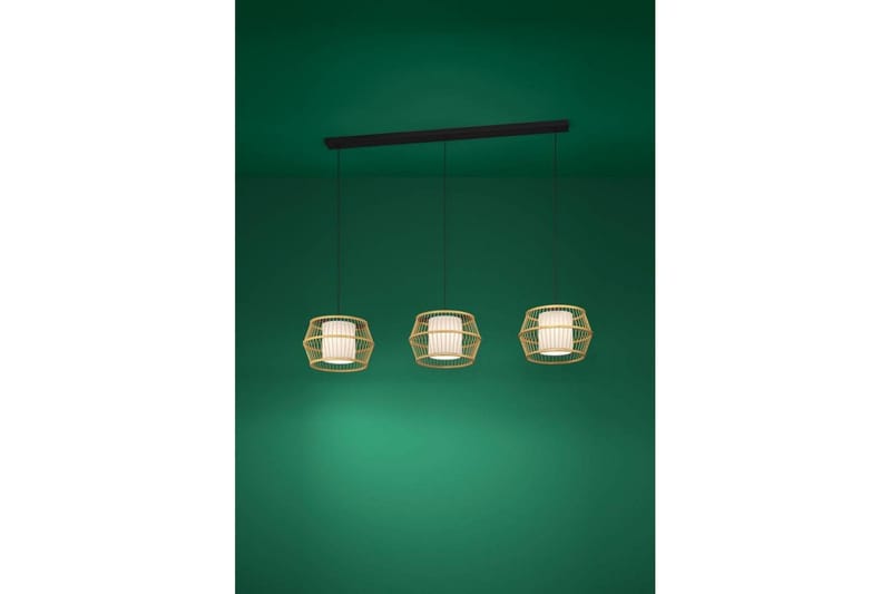 Takpendel Eglo Monterroso Natur med 3 Lamper - Belysning - Innendørsbelysning & Lamper - Vinduslampe