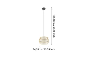 Takpendel Eglo Monterroso Natur - Belysning - Innendørsbelysning & Lamper - Vinduslampe