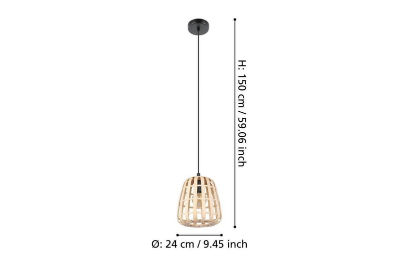 Takpendel Eglo Montezuelo Tre 24 cm - 24 cm - Belysning - Innendørsbelysning & Lamper - Vinduslampe