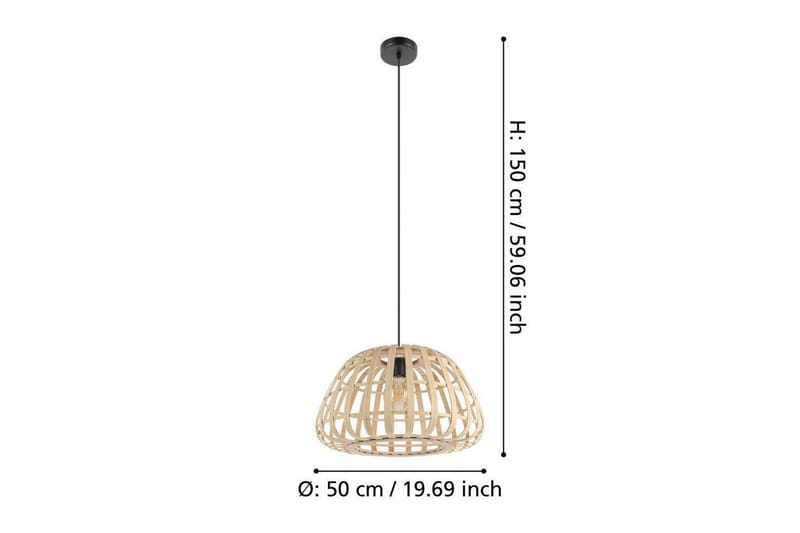 Takpendel Eglo Montezuelo Tre 50 cm - 50 cm - Belysning - Innendørsbelysning & Lamper - Vinduslampe