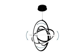 Takpendel Eglo Retornio Svart/Hvit 58 cm - 58 cm - Belysning - Innendørsbelysning & Lamper - Vinduslampe