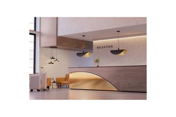 Takpendel Eglo Saceda Svart/Gull 55x200 cm - Belysning - Innendørsbelysning & Lamper - Vinduslampe