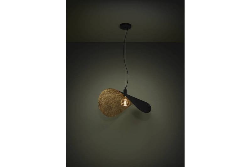 Takpendel Eglo Saceda Svart/Gull 55x200 cm - Belysning - Innendørsbelysning & Lamper - Vinduslampe