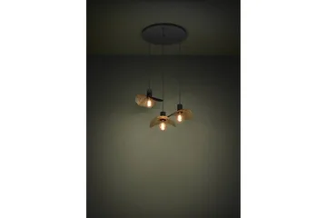 Takpendel Eglo Saceda Svart/Gull Rondell med 3 Lamper - Belysning - Innendørsbelysning & Lamper - Vinduslampe