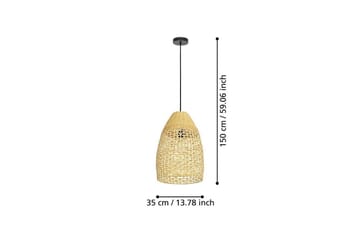 Takpendel Eglo Sambucona Tre/Svart 35 cm - 35 cm - Belysning - Innendørsbelysning & Lamper - Vinduslampe