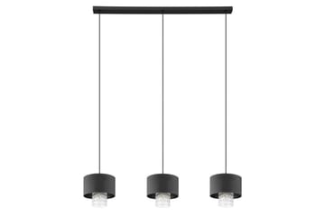 Takpendel Eglo Sapuara Svart Krystall med 3 Lamper - Belysning - Innendørsbelysning & Lamper - Vinduslampe