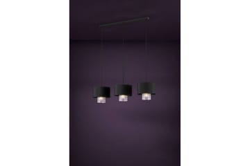 Takpendel Eglo Sapuara Svart Krystall med 3 Lamper - Belysning - Innendørsbelysning & Lamper - Vinduslampe