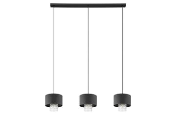 Takpendel Eglo Sapuara Svart Krystall med 3 Lamper - Belysning - Innendørsbelysning & Lamper - Vinduslampe