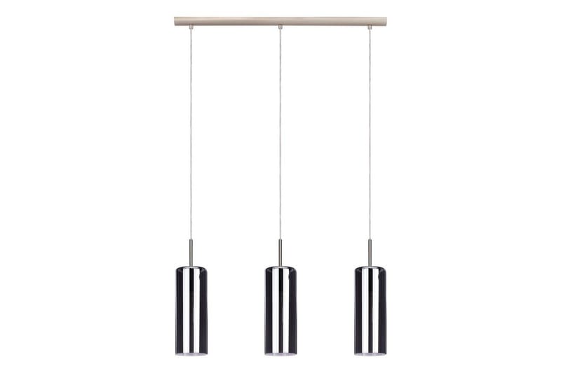 Takpendel Eglo Selvino med 3 Lamper Nikkel-Matt Svart-Transparent, Svart