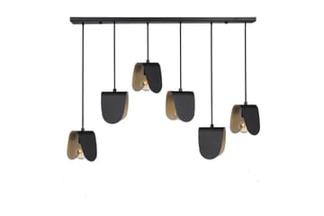 Takpendel Eglo Serenara Svart/Gull med 6 lamper - Belysning - Innendørsbelysning & Lamper - Vinduslampe