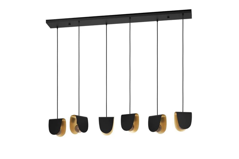 Takpendel Eglo Serenara Svart/Gull med 6 lamper - Belysning - Innendørsbelysning & Lamper - Vinduslampe