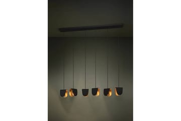 Takpendel Eglo Serenara Svart/Gull med 6 lamper - Belysning - Innendørsbelysning & Lamper - Vinduslampe