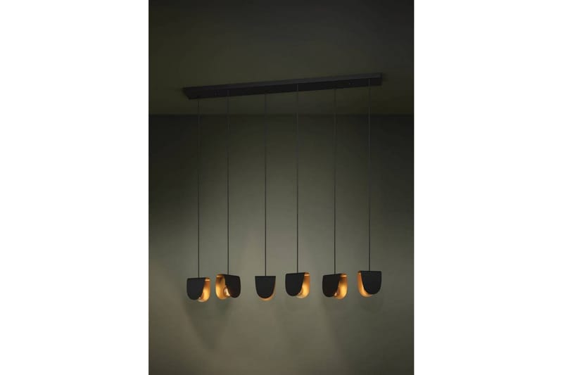 Takpendel Eglo Serenara Svart/Gull med 6 lamper - Belysning - Innendørsbelysning & Lamper - Vinduslampe