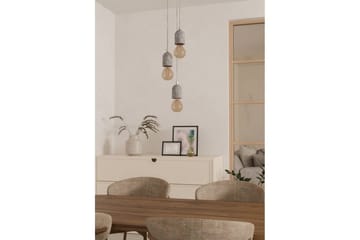 Takpendel Eglo Silvares med 3 Lamper - Grå - Belysning - Innendørsbelysning & Lamper - Vinduslampe