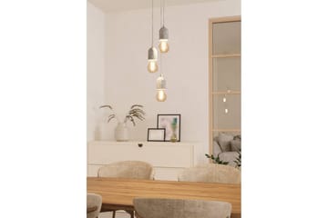 Takpendel Eglo Silvares med 3 Lamper - Grå - Belysning - Innendørsbelysning & Lamper - Vinduslampe