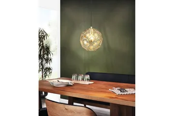 Takpendel Eglo Skoura Rund Messing 30 cm - 30 cm - Belysning - Innendørsbelysning & Lamper - Vinduslampe