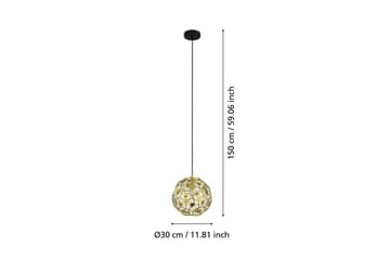 Takpendel Eglo Skoura Rund Messing 30 cm - 30 cm - Belysning - Innendørsbelysning & Lamper - Vinduslampe